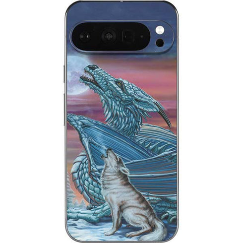 Dragon and the Wolf by Ed Beard Jr Pixel 9 Pro XL Skin